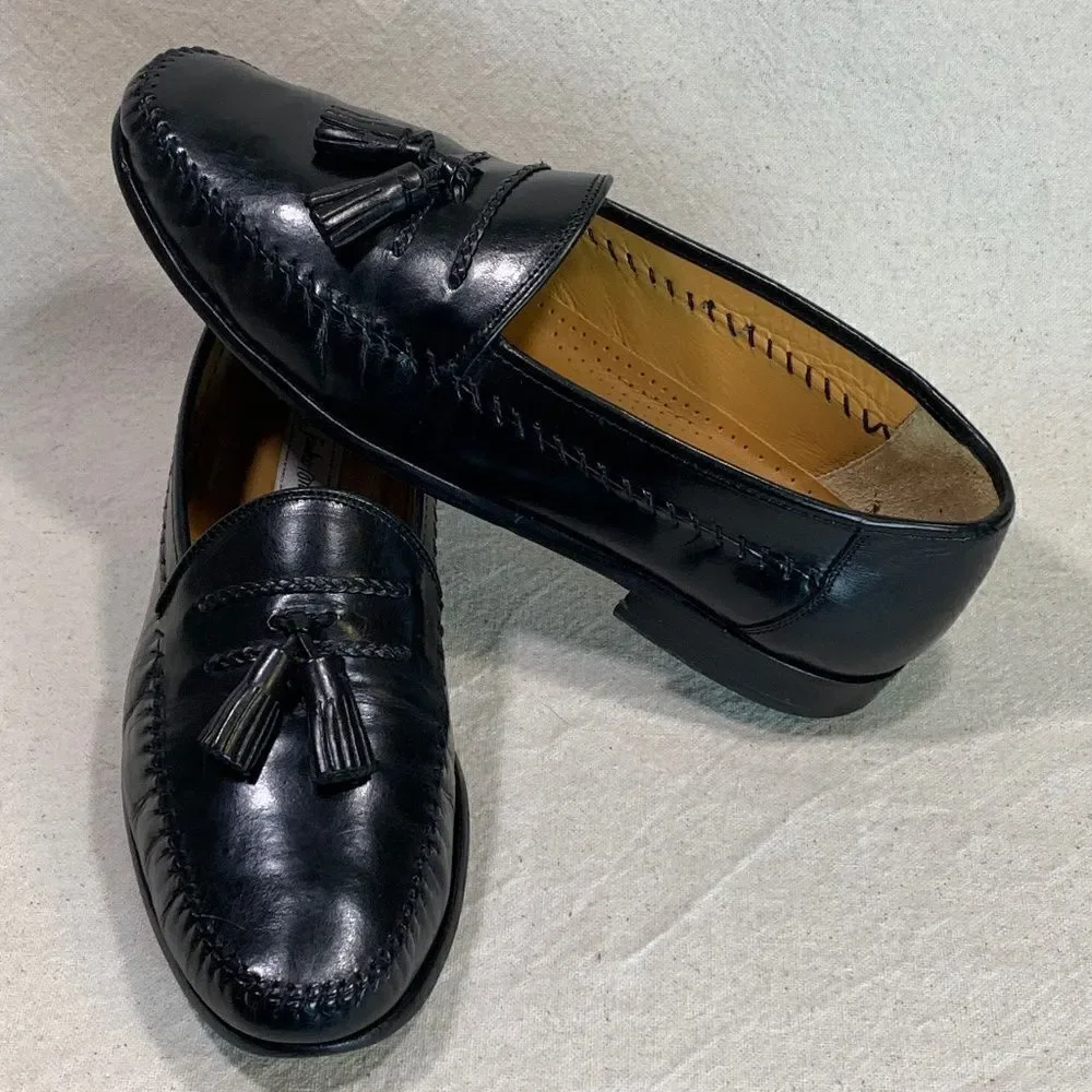 Vintage Sandro Moscoloni La Vida Tassel Loafers Mens Size 10M